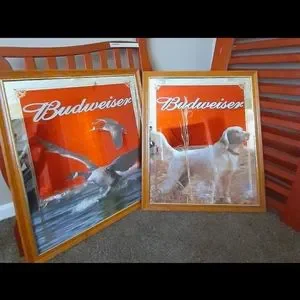 Budweiser ミラー 1990's Vintage 52